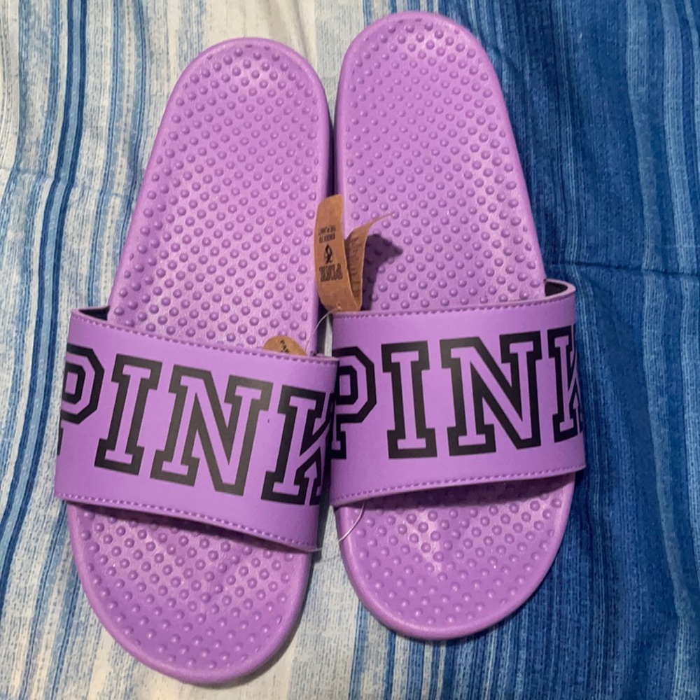 Pink logo slides
